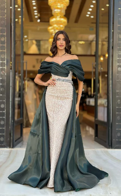Tea-Length DressZaied Zaied zs23092 Dress